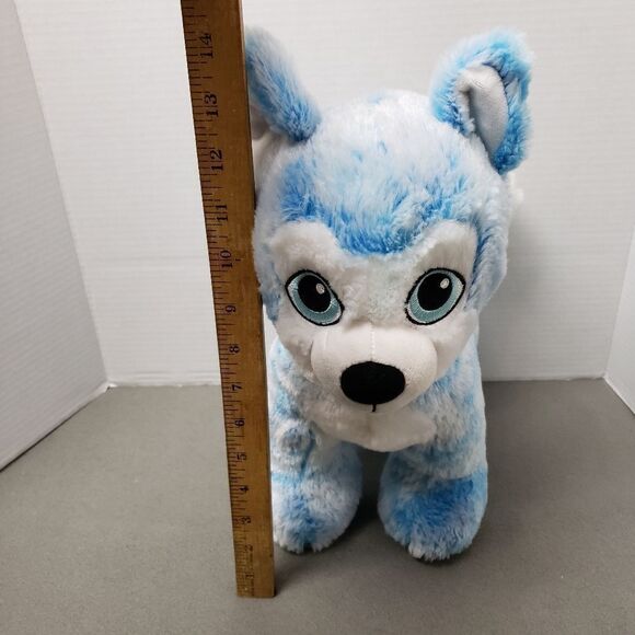 2019 Build a Bear Blue Blast Husky Dog 14" Plush - Picture 6 of 14
